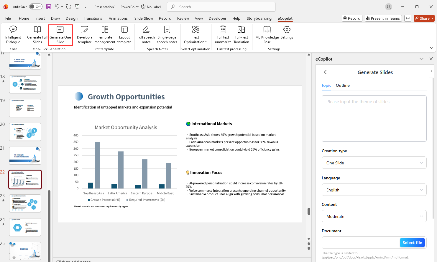 Generate PPT
